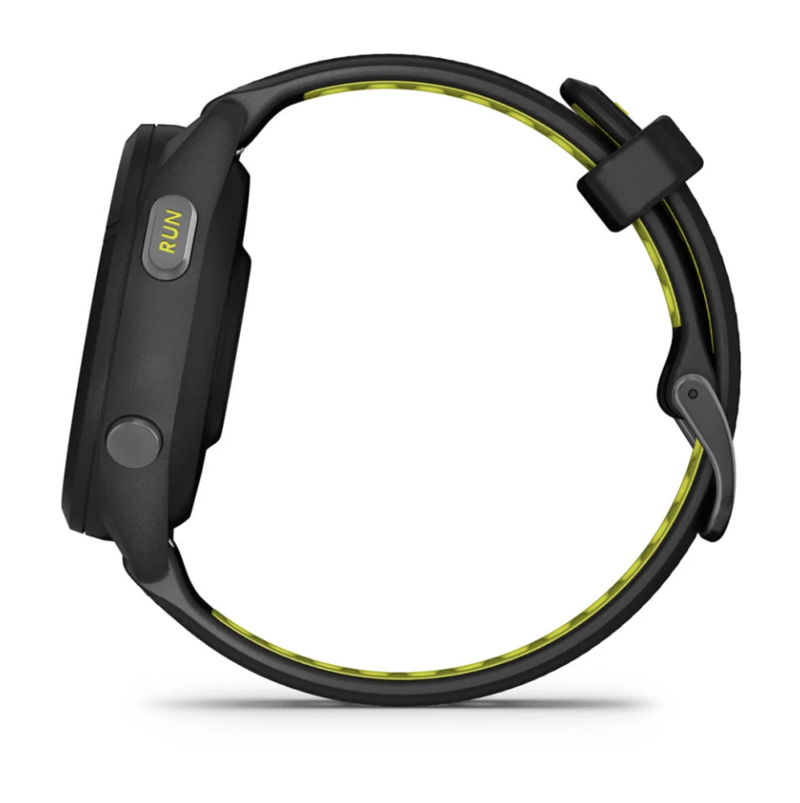 Garmin Forerunner 265S Black Bezel and Case with Black/Amp Yellow Silicone Band-6